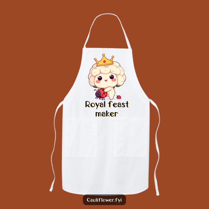 Funny Kawaii Cauliflower Apron: Cook Like Royalty!