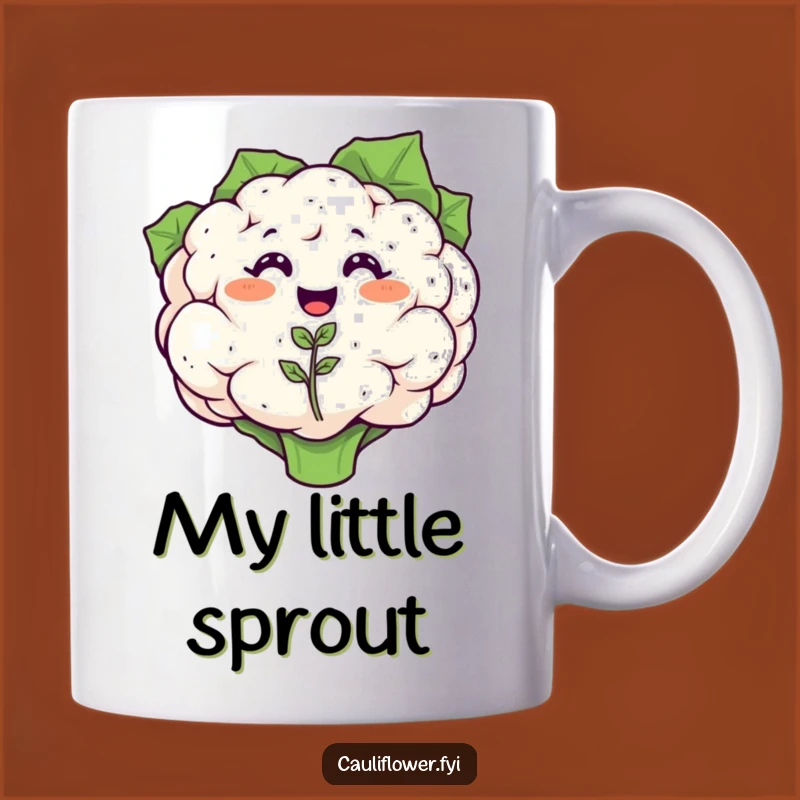Funny Cauliflower Family Mug - Joyful Sprout Gift for Garden Lovers