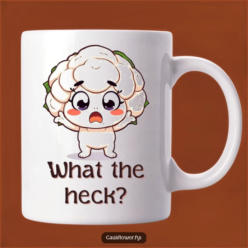 Funny Kawaii Cauliflower Surprise Mug: A Hilarious Gift for Shockingly Good Coffee
