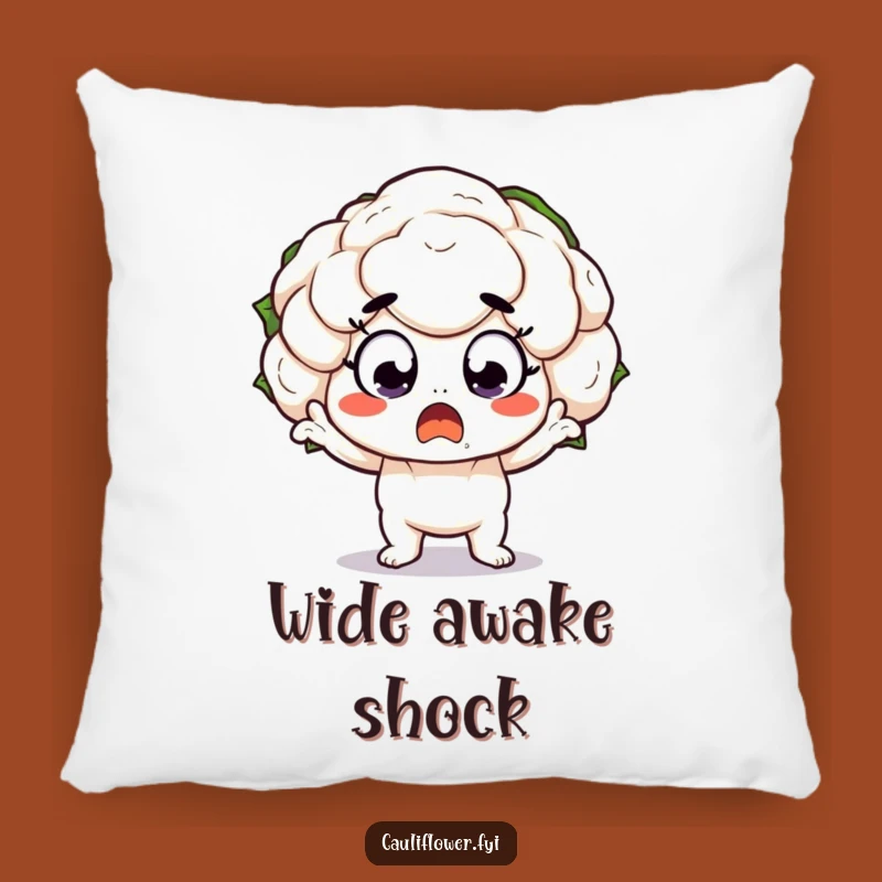 Funny Kawaii Cauliflower Surprise Pillow: Soft Cuddles and Hilarious Expressions