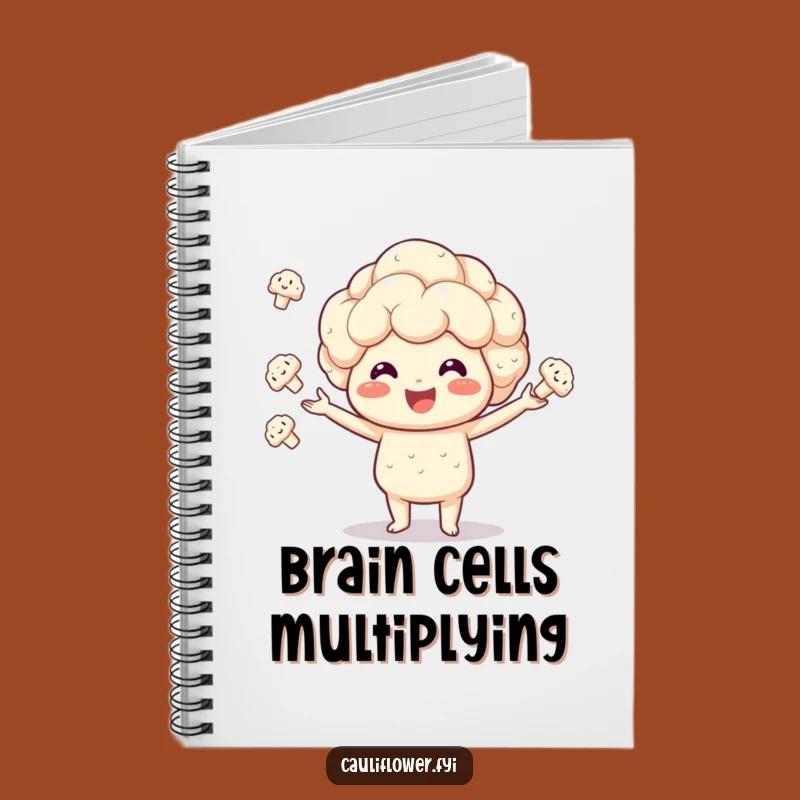 Funny Cauliflower Juggling Notebook: Enthusiastic Veggie Journal, Gift