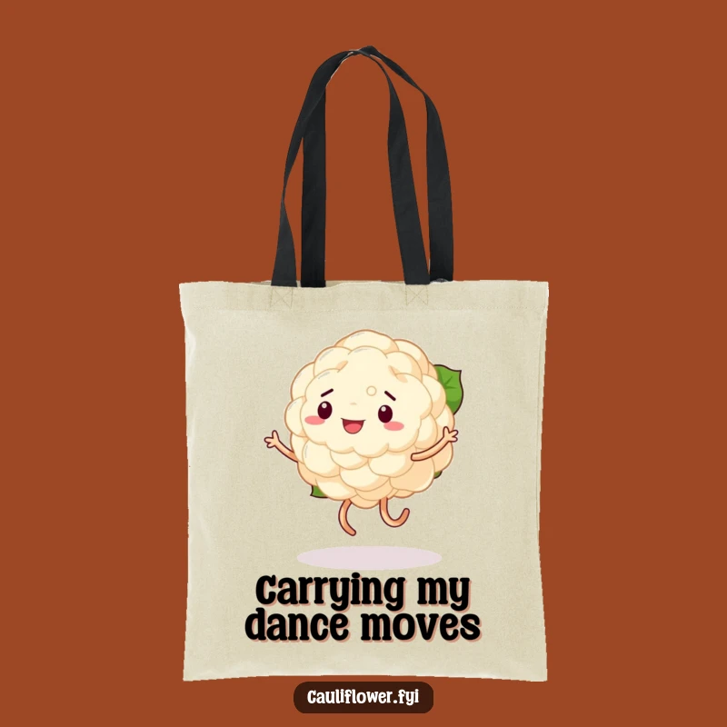 Funny Cauliflower Dance Bag: Carry Your Laughs with this Hilarious Veggie Tote!