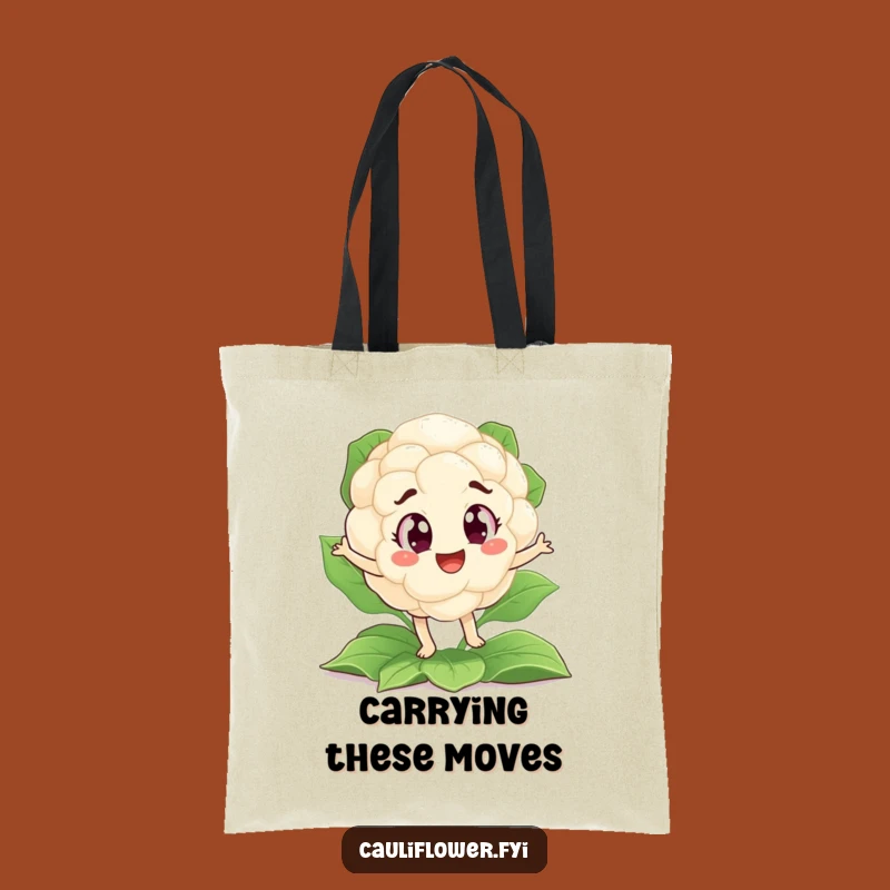 Funny Cauliflower Jig Tote Bag: Carry Your Laughs in Style